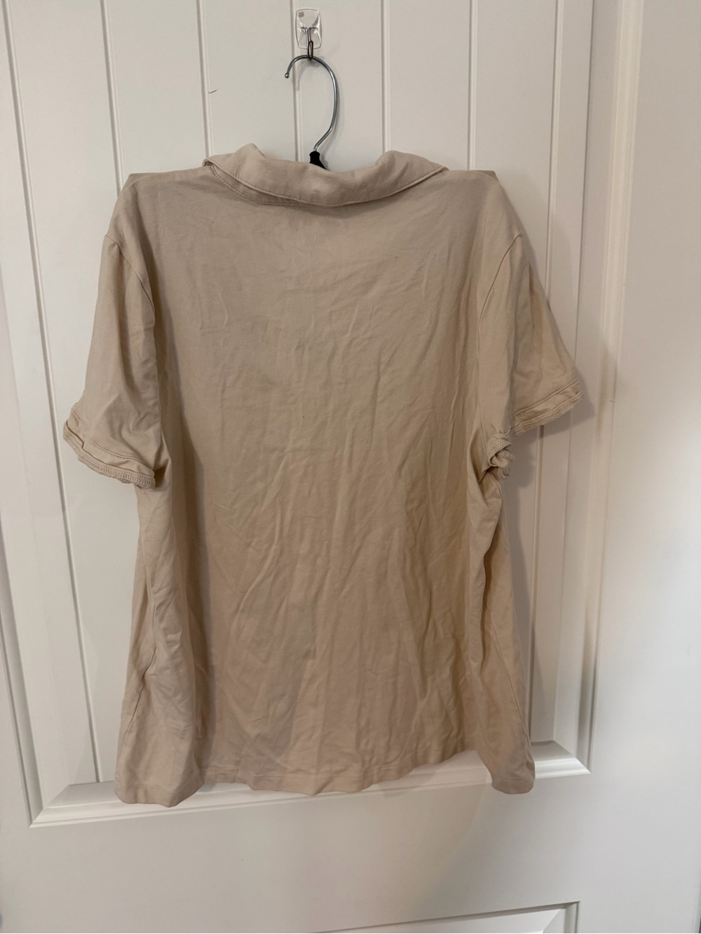 Amazon Essentials beige Button Front pajama set - Picture 3 of 6